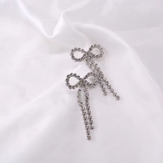 Crystal Tie Earrings