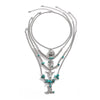 Multi-Layered Oxidised Beachy Necklace