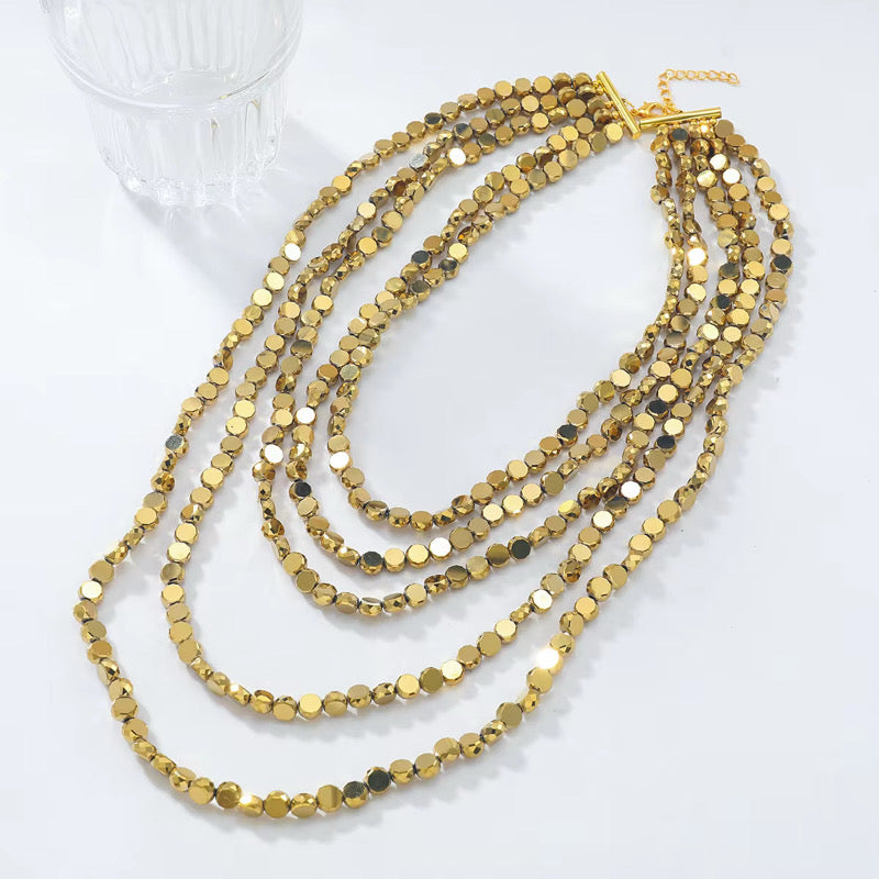 Sunbeads Golden Necklace