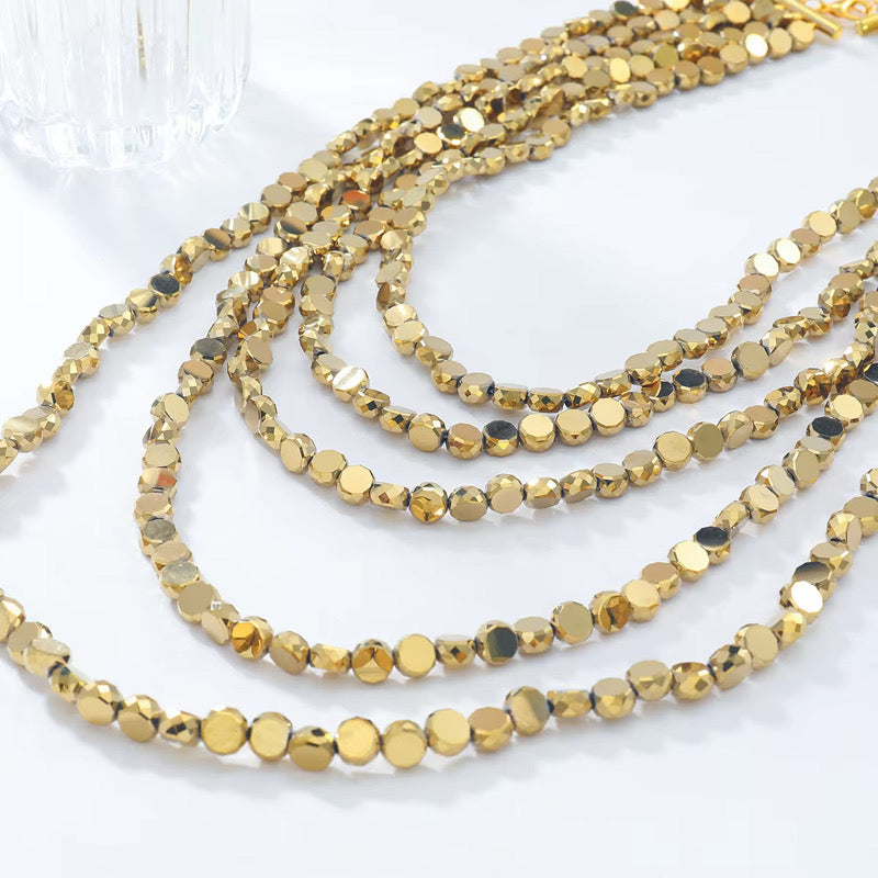 Sunbeads Golden Necklace