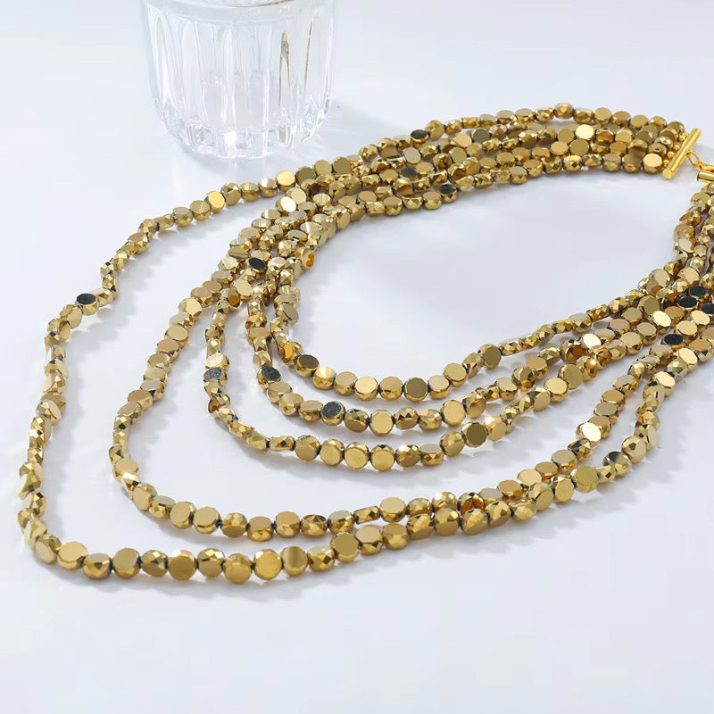 Sunbeads Golden Necklace