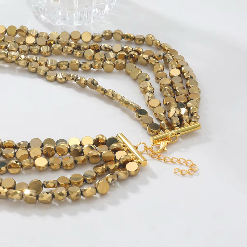 Sunbeads Golden Necklace