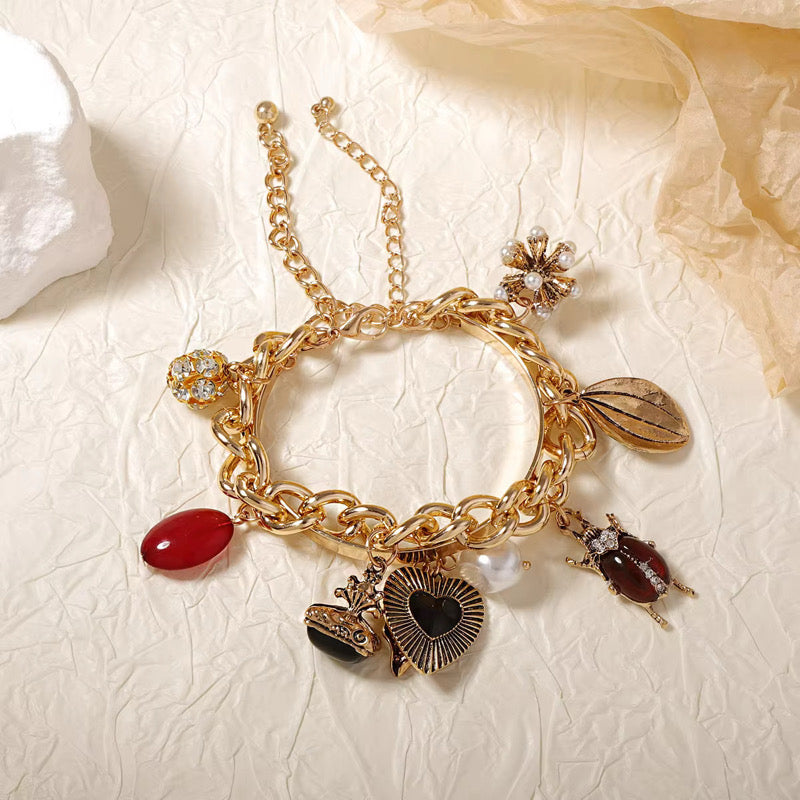 Golden Enchanted Pair Bracelet Set of 2