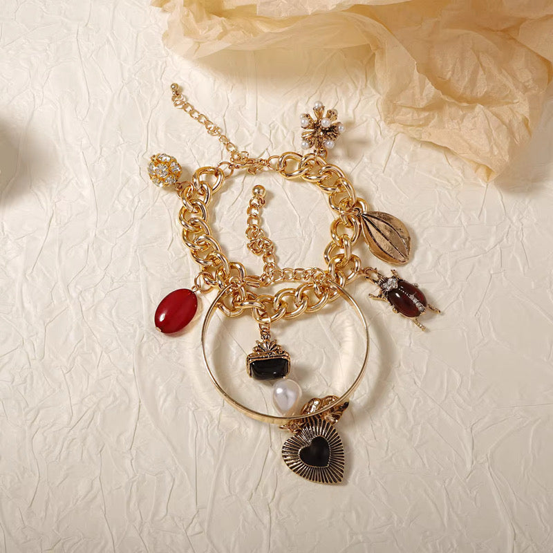 Golden Enchanted Pair Bracelet Set of 2