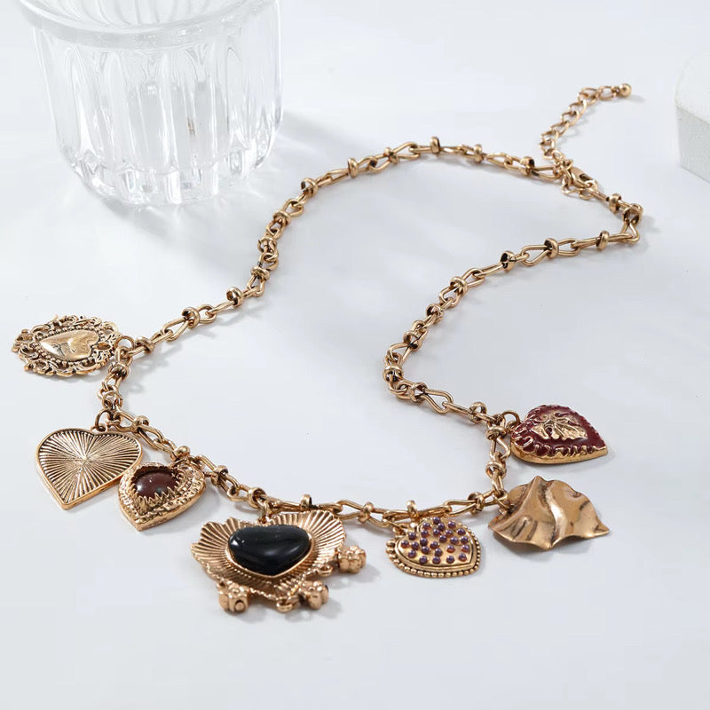 Goth Girl Double layered Necklace