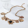 Goth Girl Double layered Necklace
