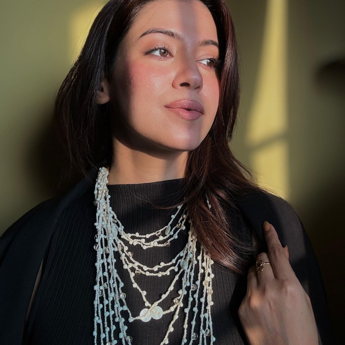 Stunning Seashell Layered Neckpiece