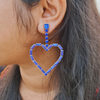 Hypnotic Heart of Beguiling Blue Stone