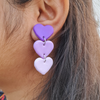 Gradient 'HeART' Earring