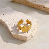 Cute Minimal Floral Rings