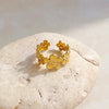 Cute Minimal Floral Rings
