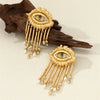 Evil Eye Statement Drop Earrings