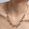 Golden Heart Unique Necklace