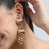 Chic Golden Globe Drop Earrings