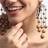 Statement Gold Chandelier Long Earrings
