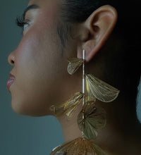 Few Golden leaves Alloy Earrings