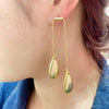 Balanced Drop Alloy Earrings
