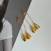 Balanced Drop Alloy Earrings