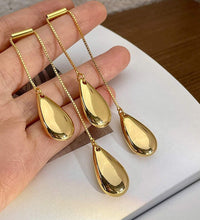 Balanced Drop Alloy Earrings