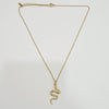 Hisss Charmer - Stainless steel golden chain with pendant