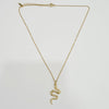 Hisss Charmer - Stainless steel golden chain with pendant