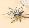 Metal spider spooky earrings