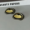 Classy black & golden earrings
