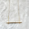 Contemporary gold oscillate neckpiece