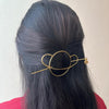 Stunning Golden Glow Saturn Hair Pin