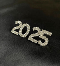 2025 New Year Eve Stud Earrings