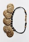 Vintage gold coin classy neckpiece
