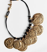 Vintage gold coin classy neckpiece