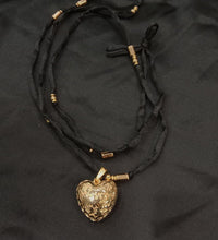 Multi Layered Gold Heart Neckpiece