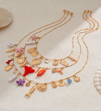 3 piece assorted boho drop necklace