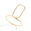 Gold & Silver geometric shaped bracelets