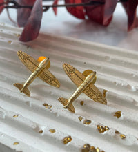 Stud Aeroplane Earrings