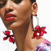 Hibiscus Dangling Earrings