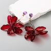 Hibiscus Dangling Earrings