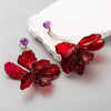 Hibiscus Dangling Earrings