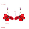 Hibiscus Dangling Earrings