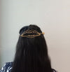 Mouth and teeth surreal hair pin (Gold)