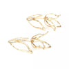 Luxury Long Leaf and Flower Drop Earrings - aadiraabyaarushi