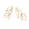 Luxury Long Leaf and Flower Drop Earrings - aadiraabyaarushi