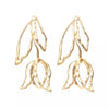 Luxury Long Leaf and Flower Drop Earrings - aadiraabyaarushi