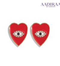 Eye Heart You - Stud Heart Earrings