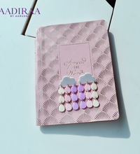 Cloud Acrylic Shades Of Purple Earring - aadiraabyaarushi